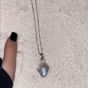 *RAINBOW MoonStone necklace!*